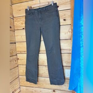 Nicole Miller Women's Size 10 Straight Boot Cut Jeans Dark Grey Wash Retro 90’s